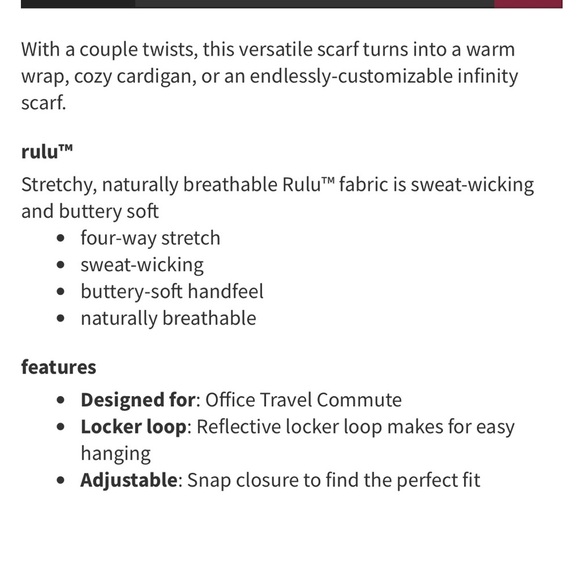 Lululemon Vinyasa Scarf *Rulu
Coco Pique True Navy Heathered True Navy - Picture 3 of 6